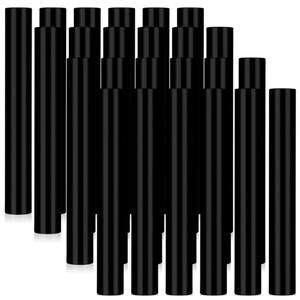 24 Pcs Aluminum Relay Batons Track & Field Set (Black)